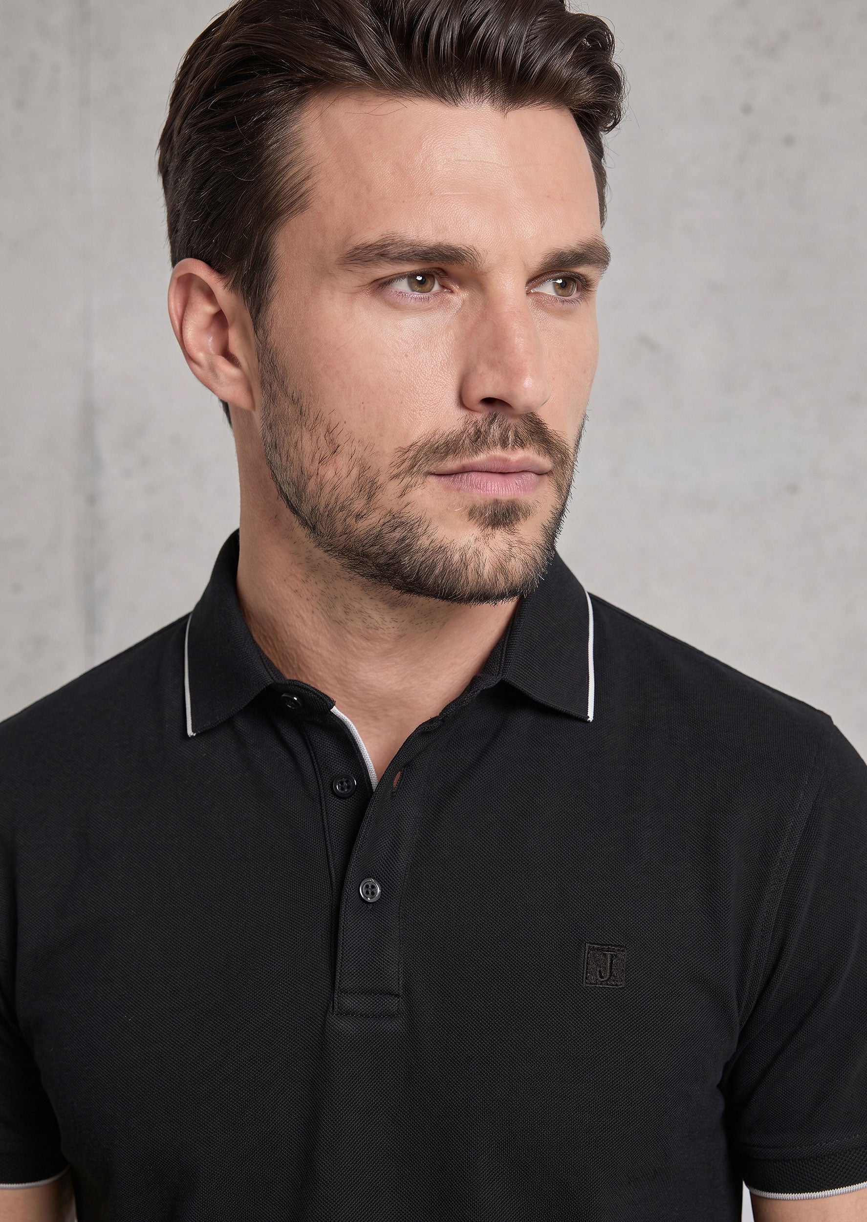 Black Polo T-Shirt