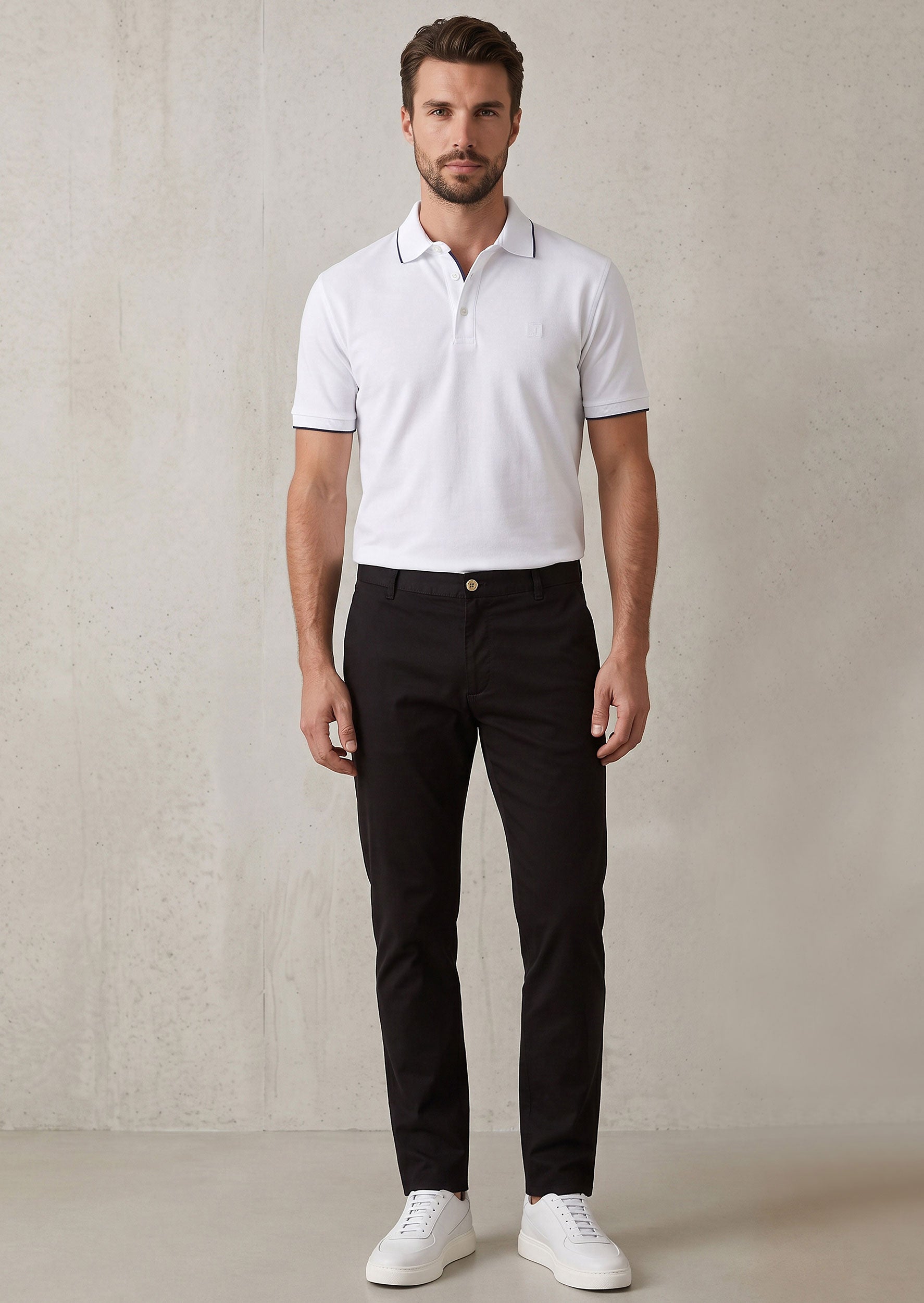 White Polo T-Shirt