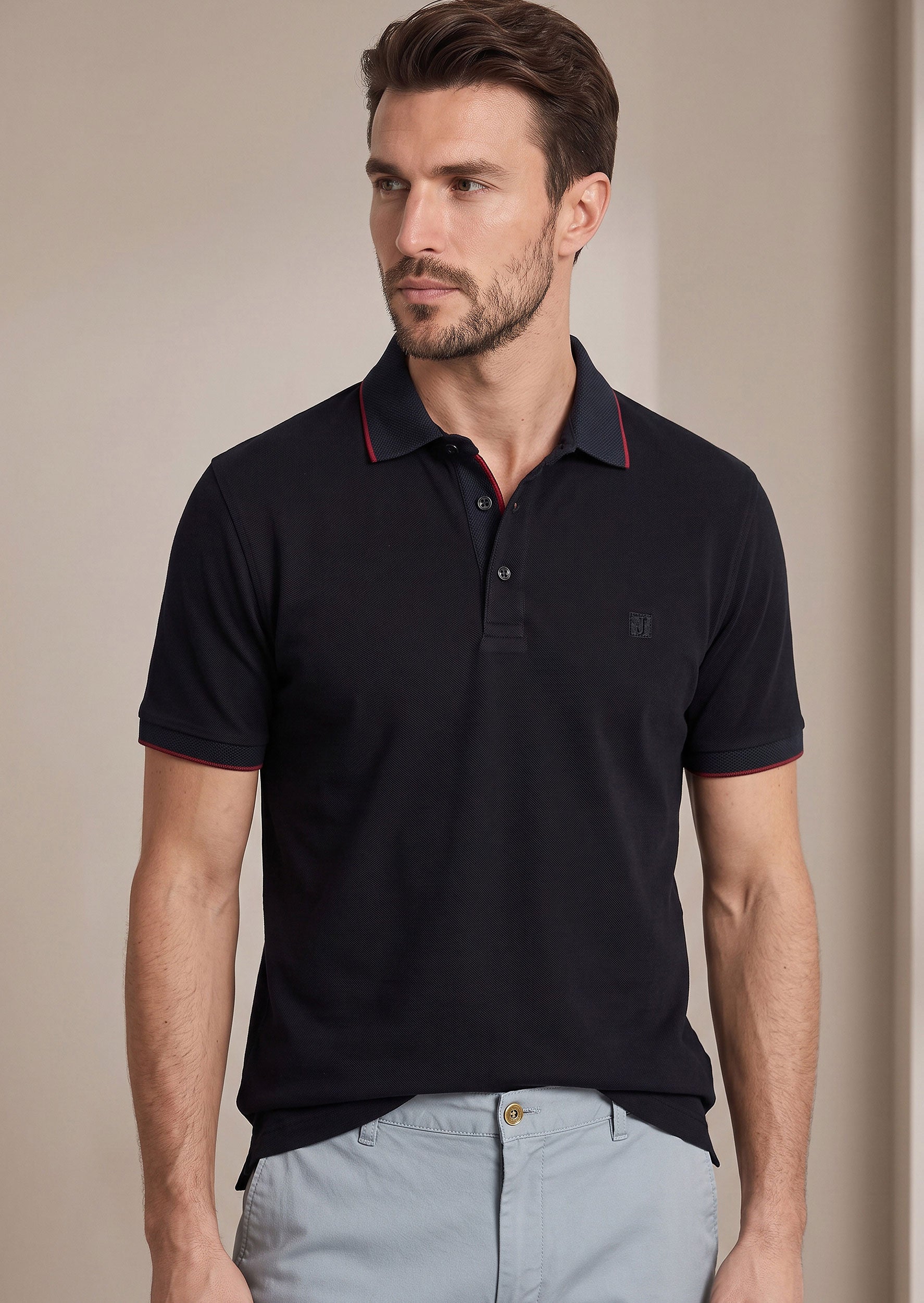 Navy Polo T-Shirt