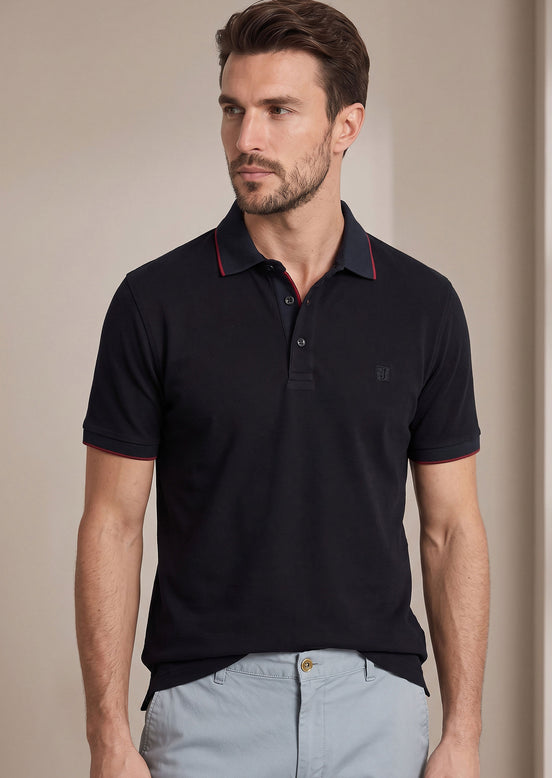Navy Polo T-Shirt