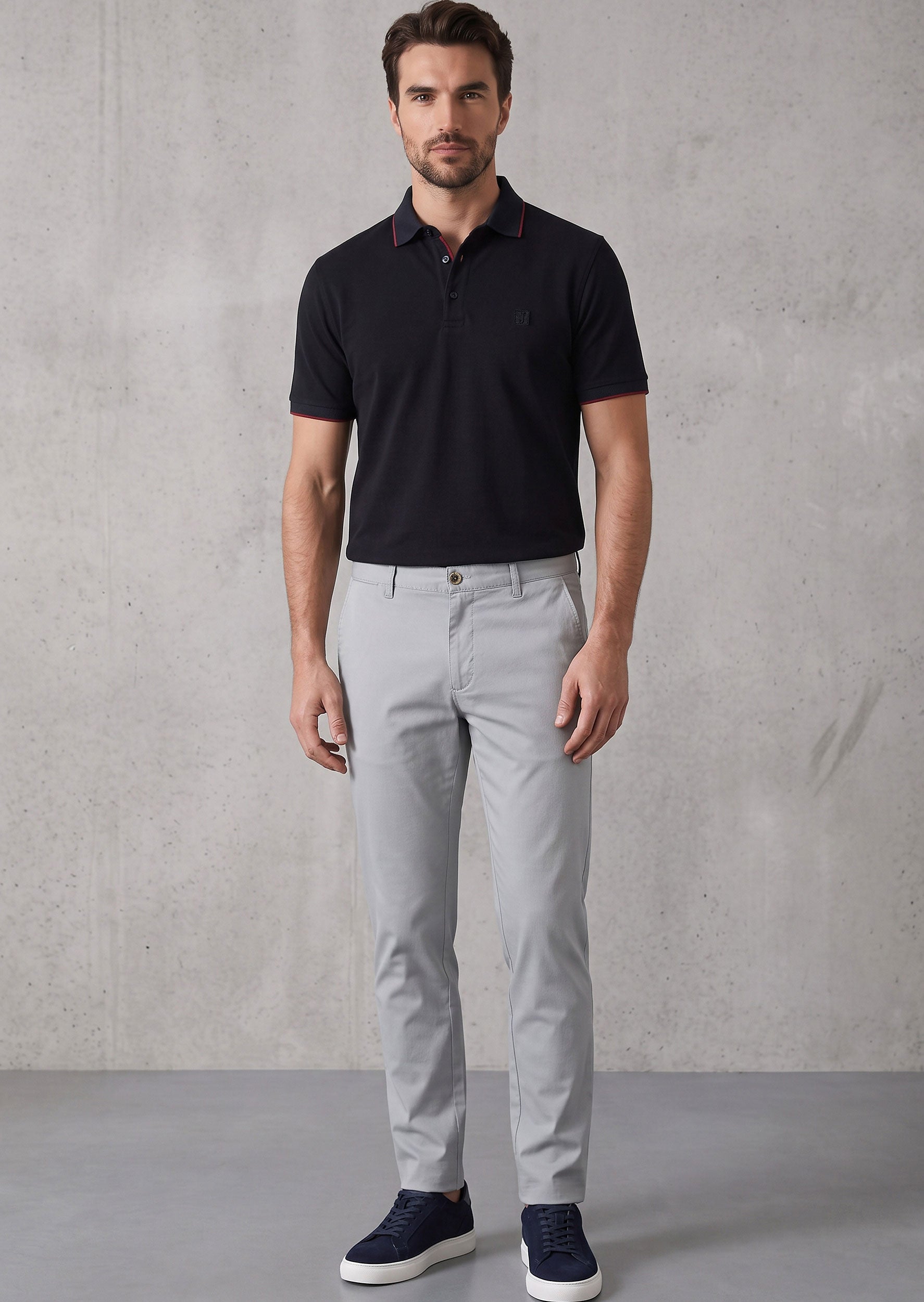 Navy Polo T-Shirt