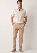 Light Beige Polo T-Shirt