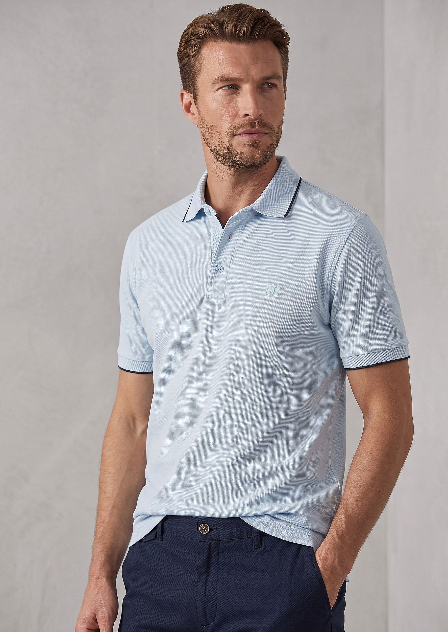 Light Blue Polo T-Shirt