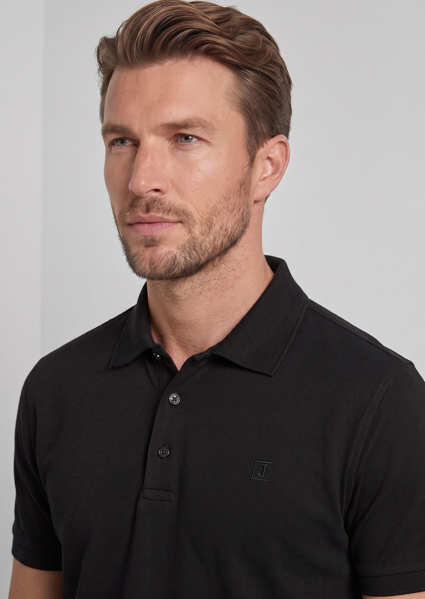 Black Polo T-Shirt