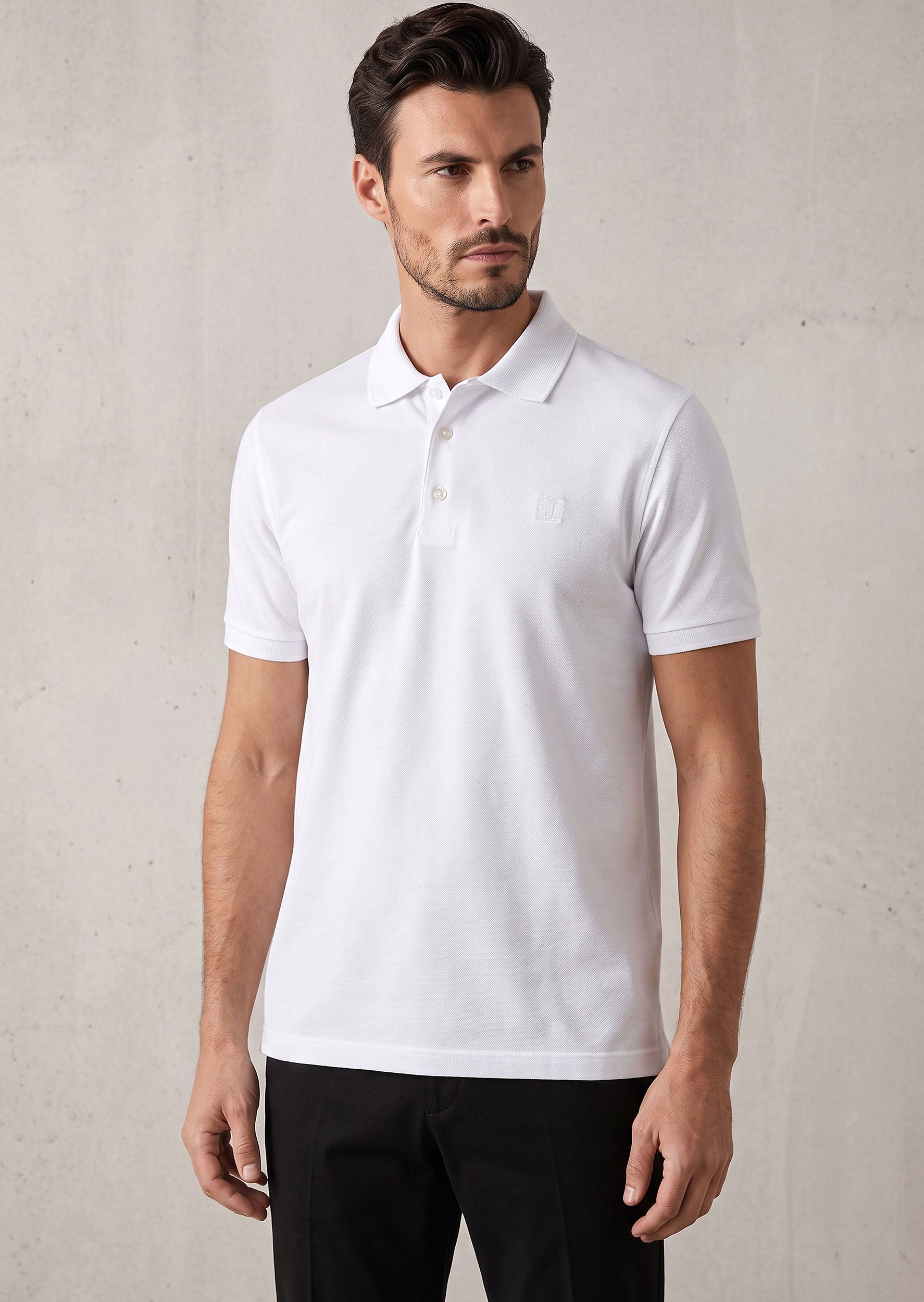 White Polo T-Shirt