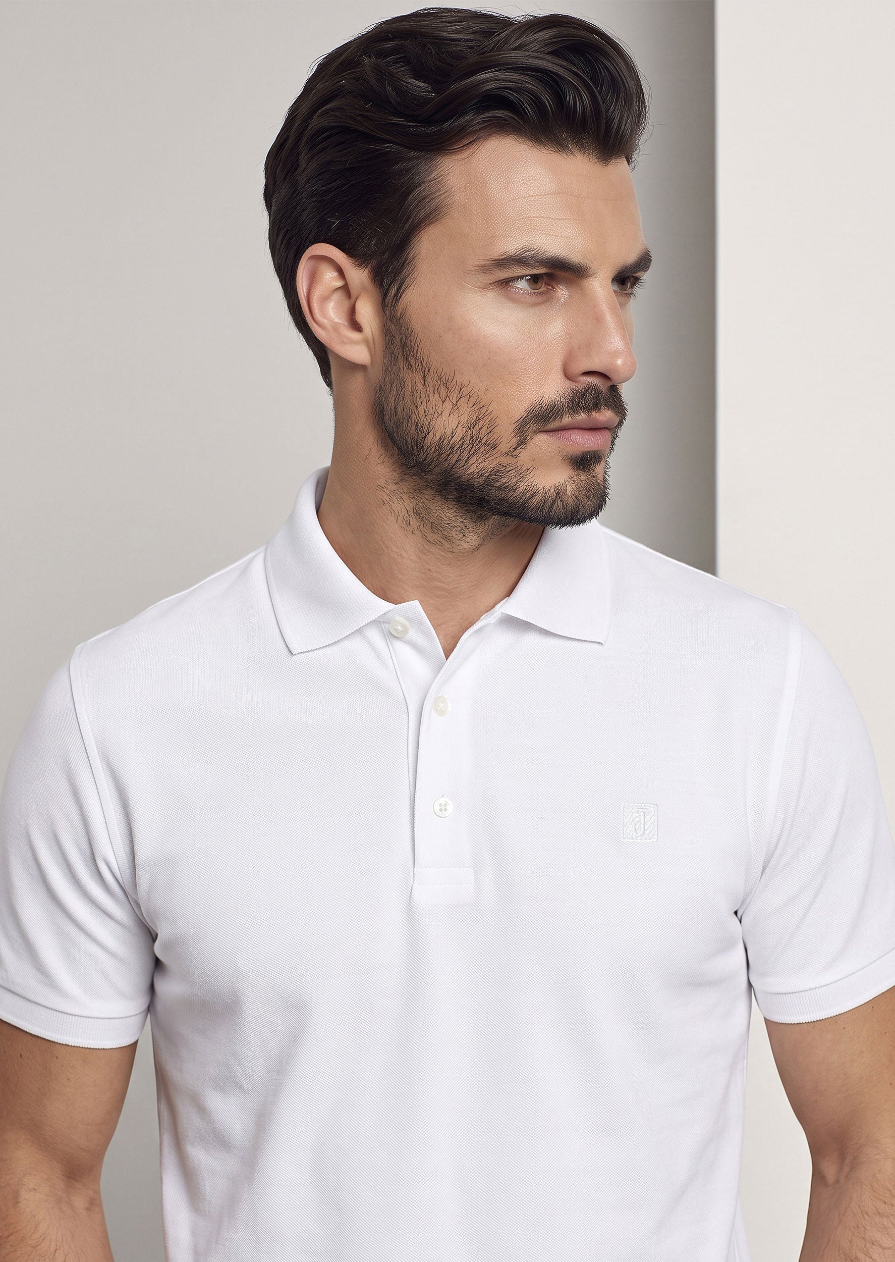 White Polo T-Shirt