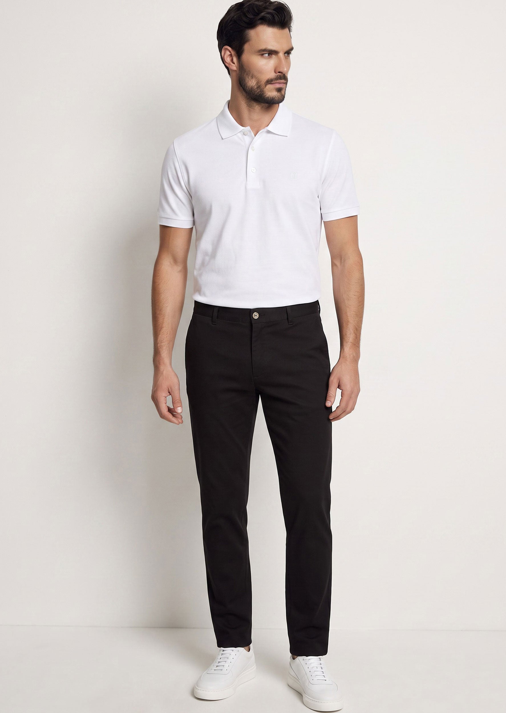 White Polo T-Shirt