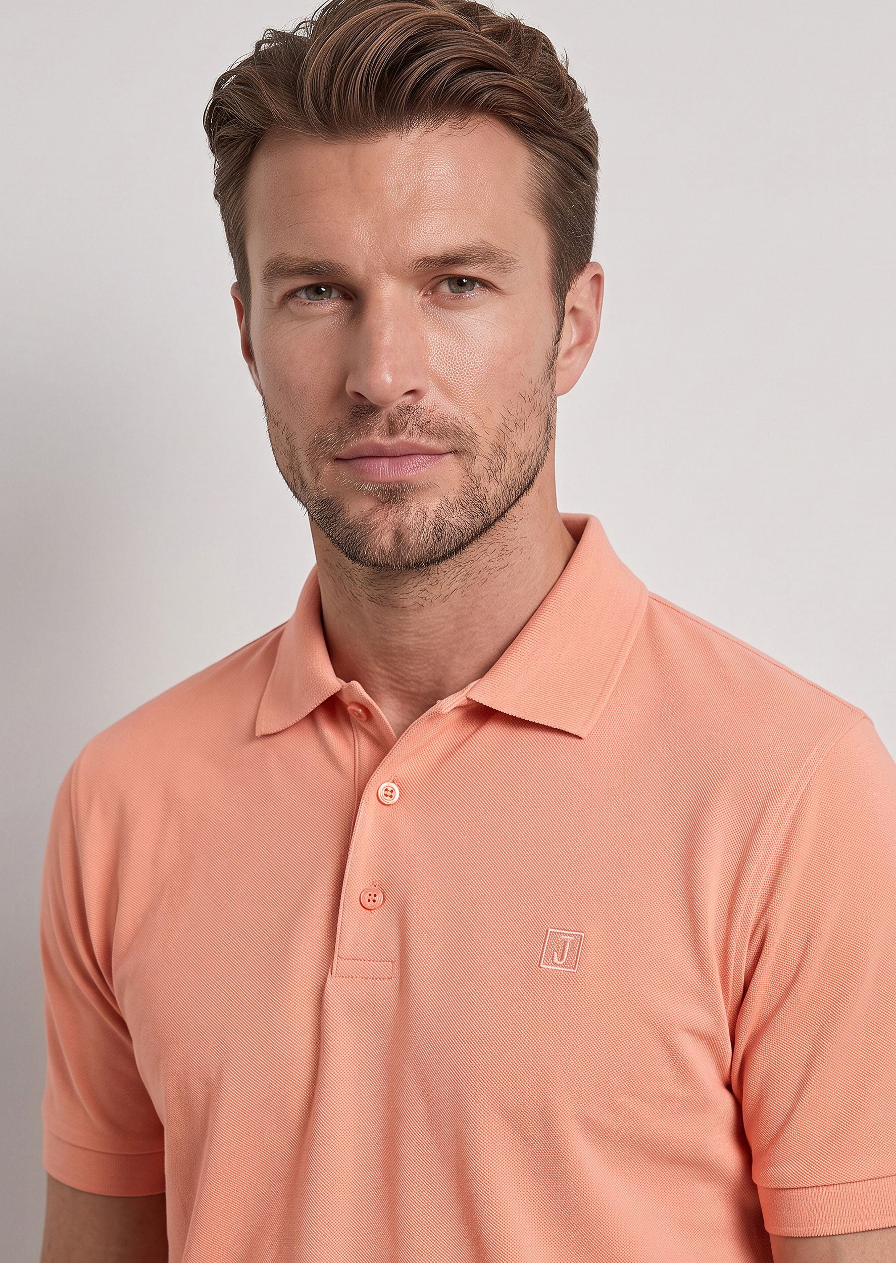 Salmon Polo T-Shirt