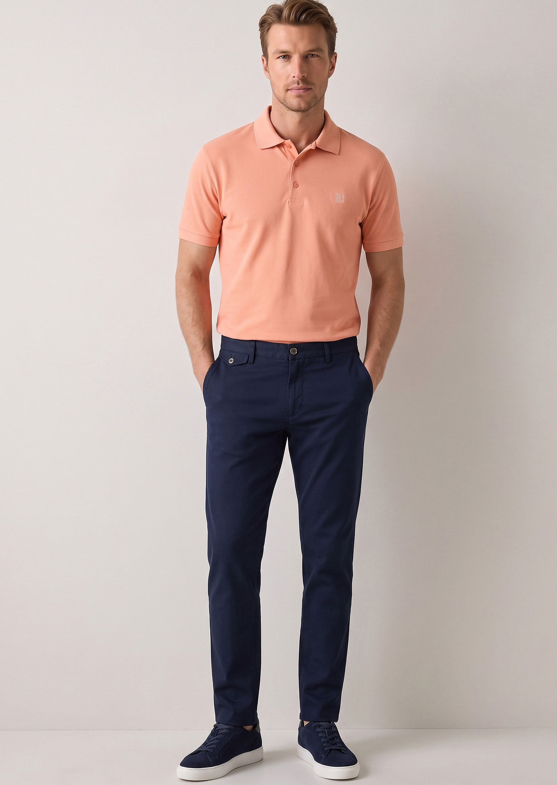 Salmon Polo T-Shirt