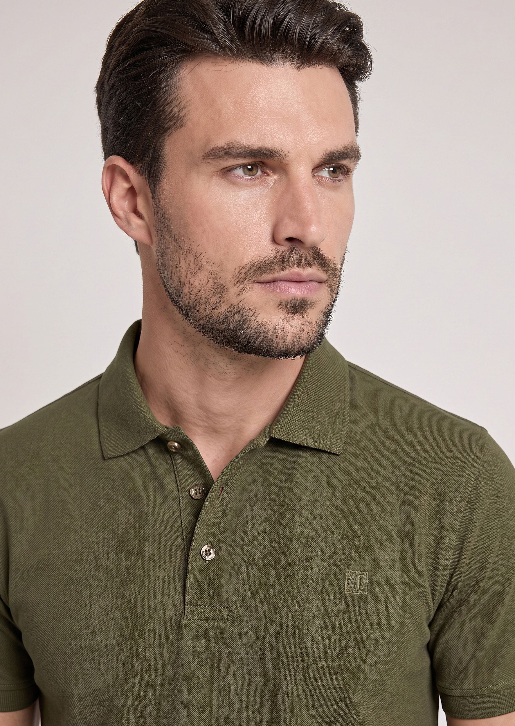 Khaki Polo T-Shirt