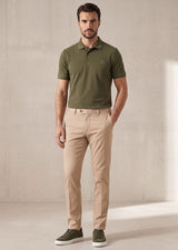 Khaki Polo T-Shirt