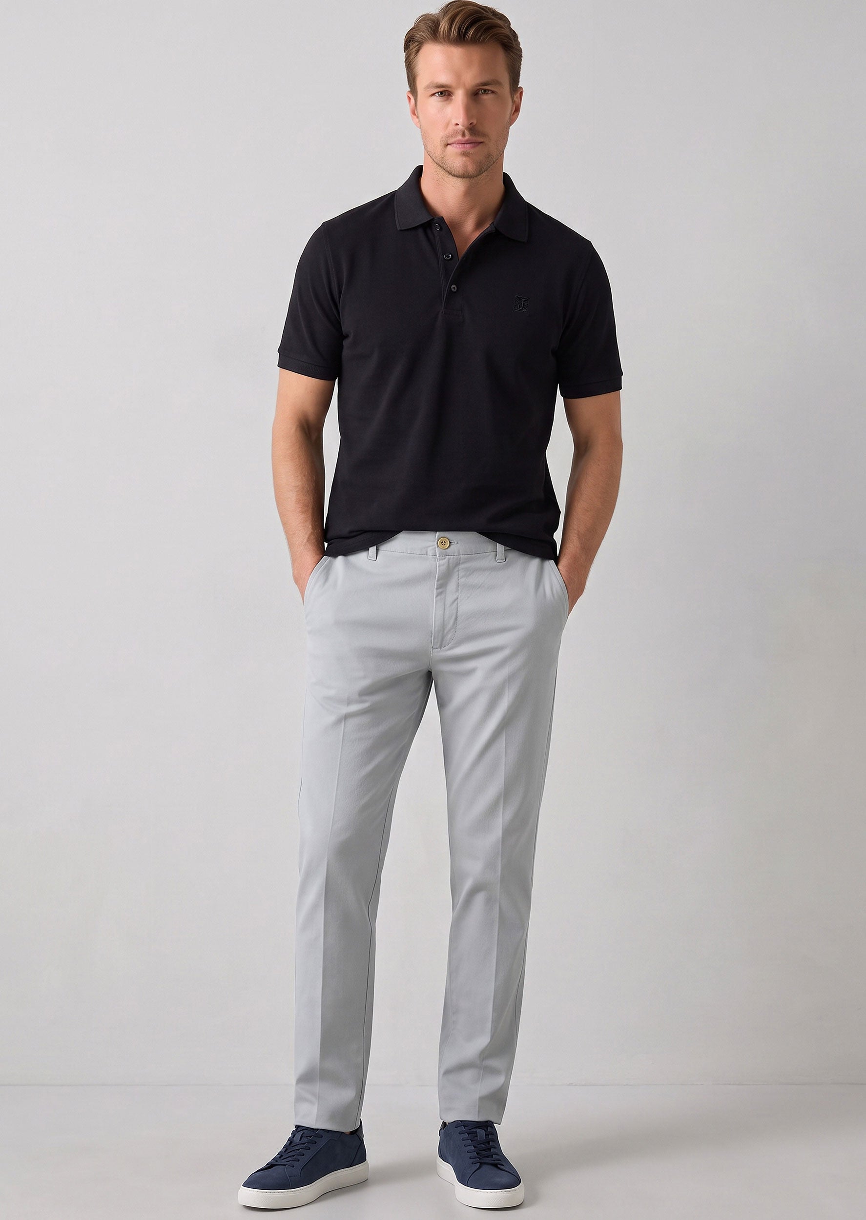Navy Polo T-Shirt