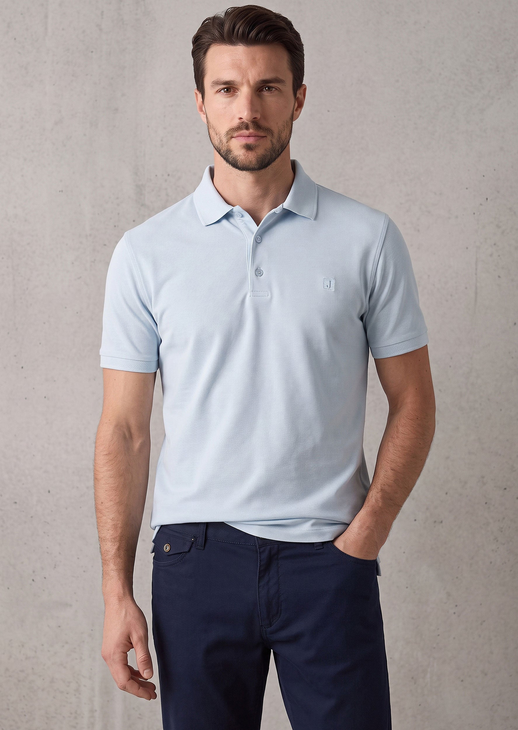 Light Blue Polo T-Shirt