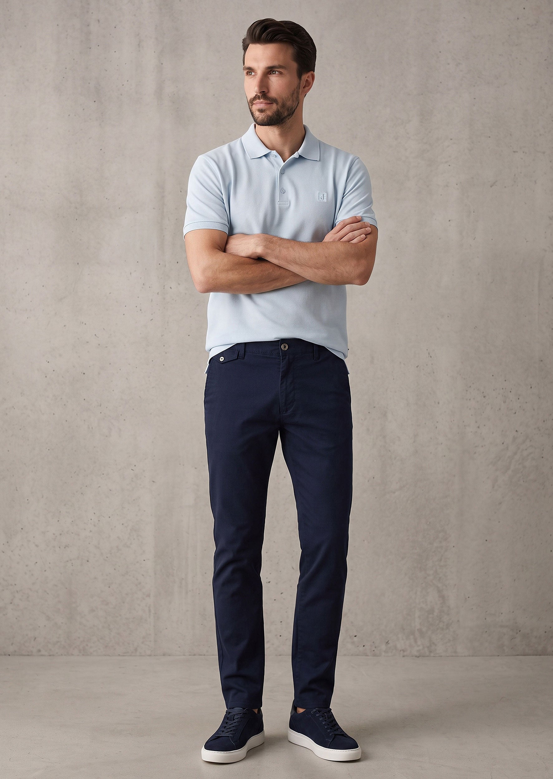 Light Blue Polo T-Shirt