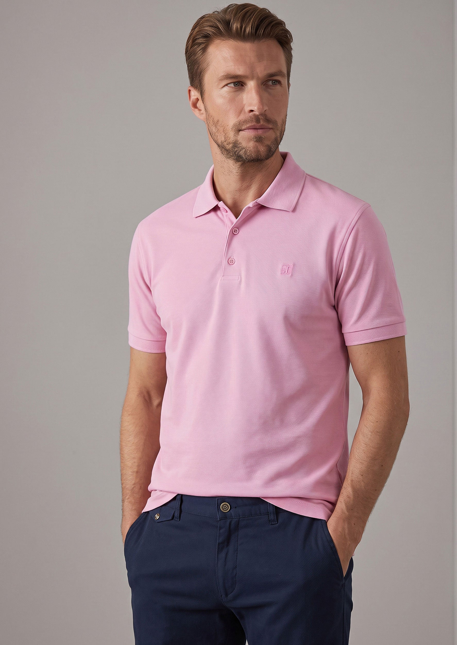 Light Pink Polo T-Shirt