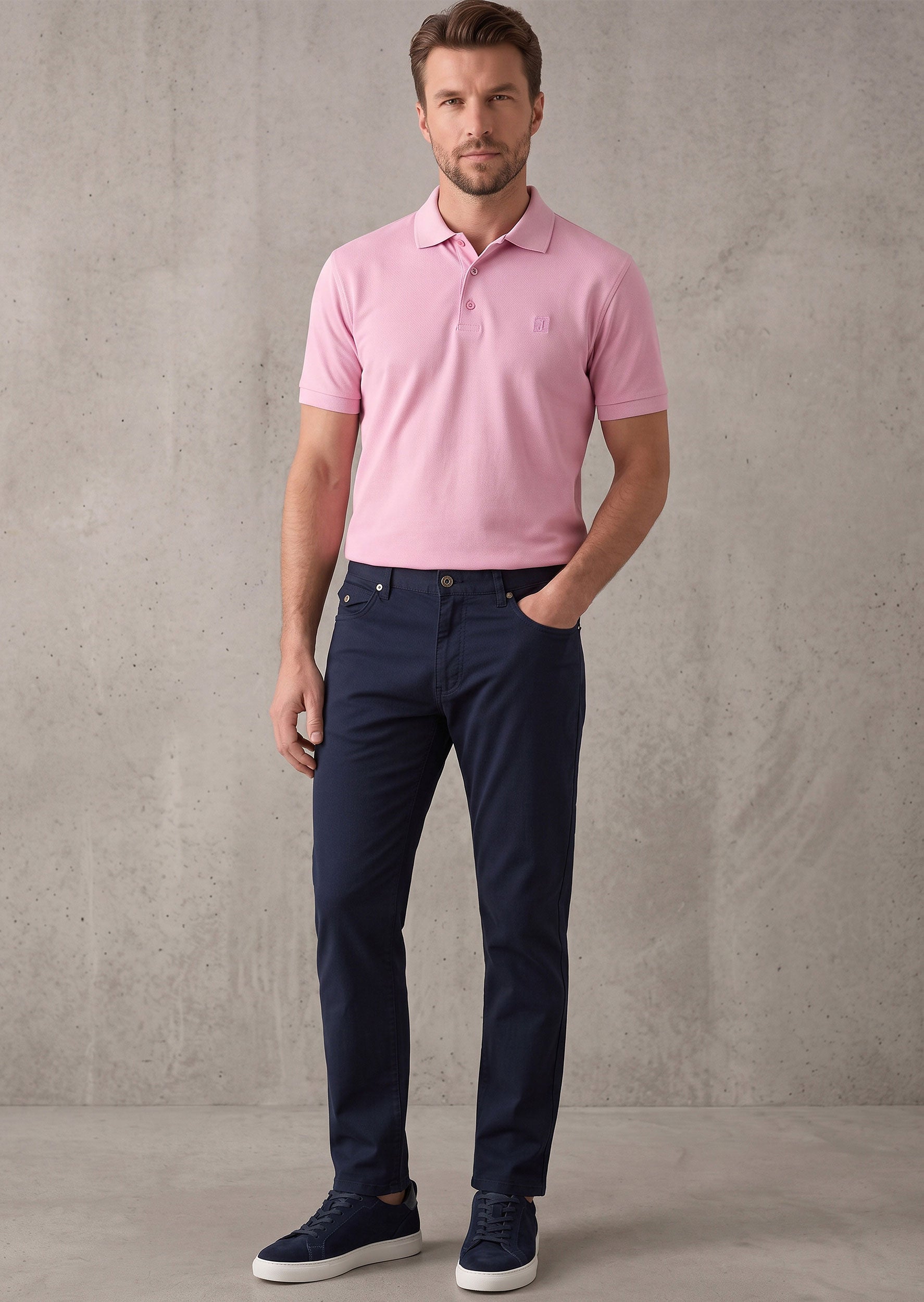 Light Pink Polo T-Shirt