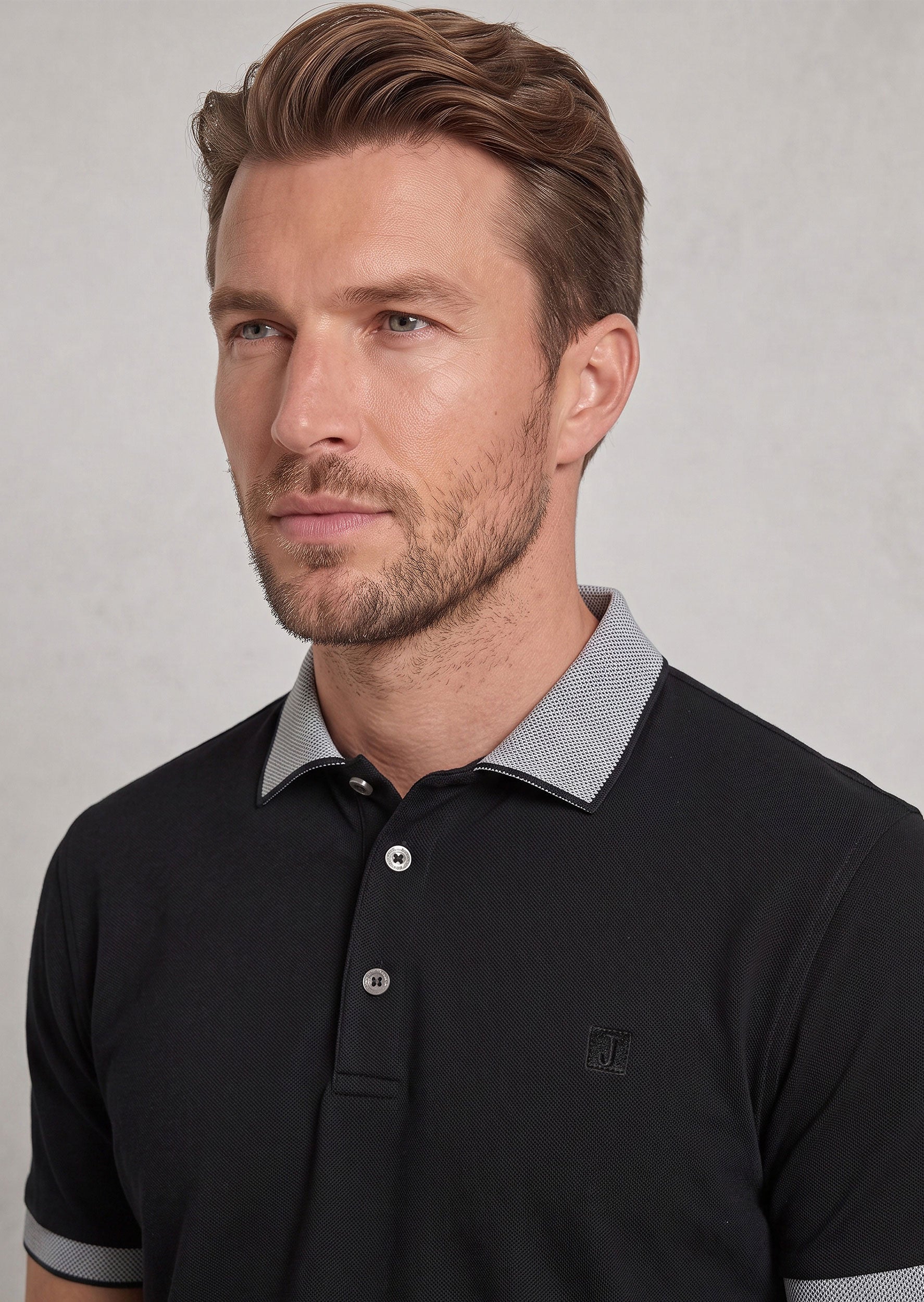 Black Polo T-Shirt