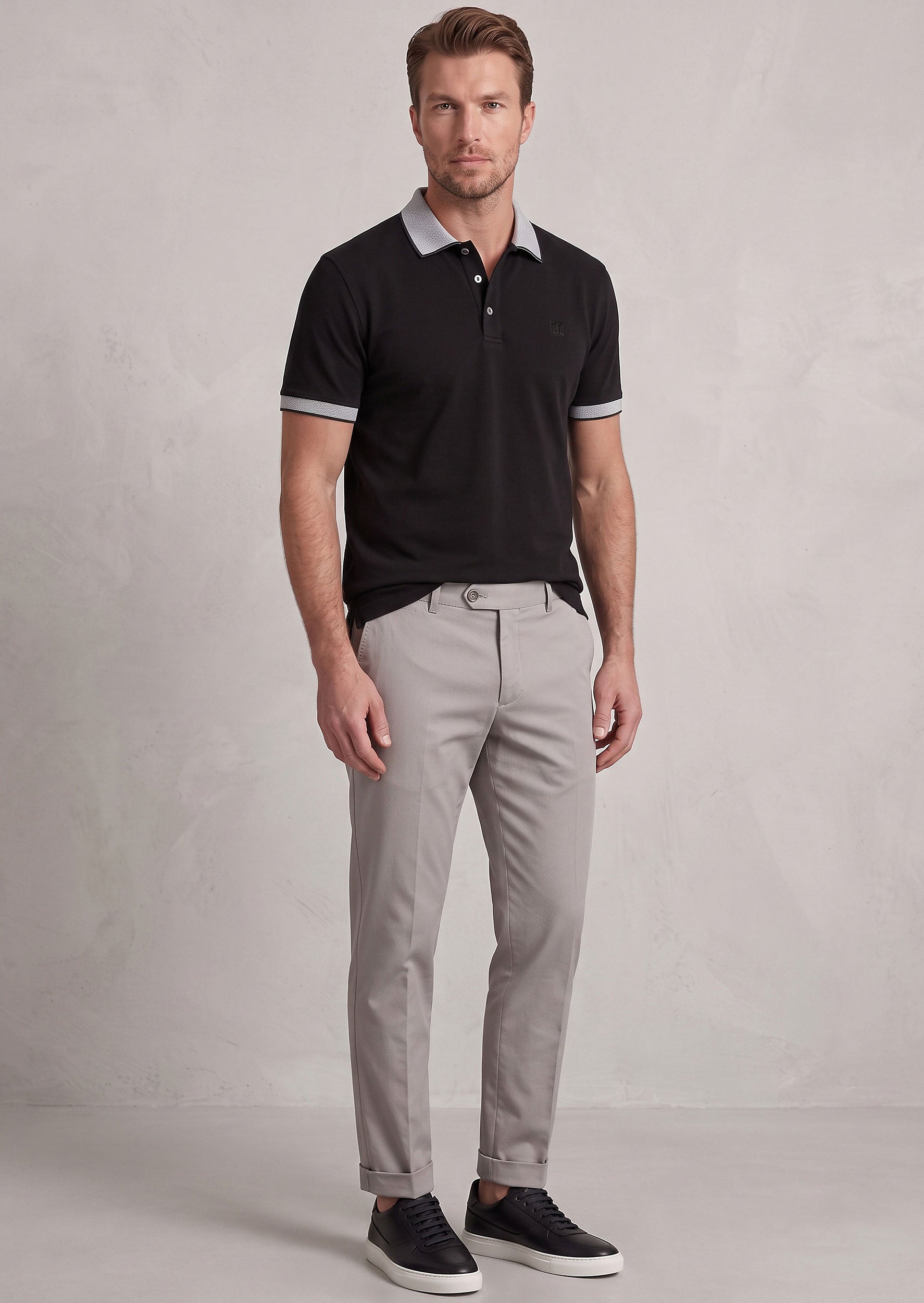 Black Polo T-Shirt