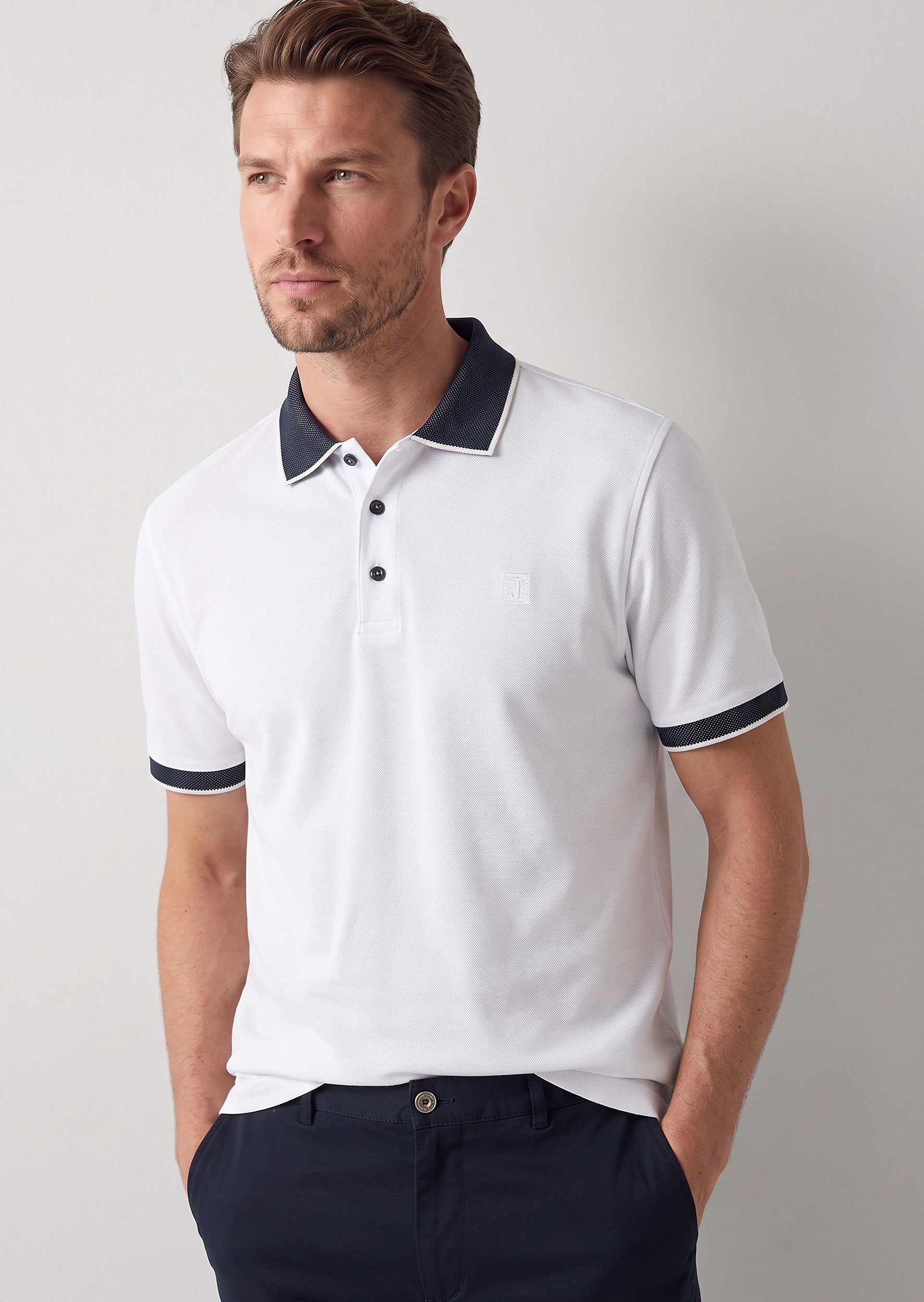 White Polo T-Shirt