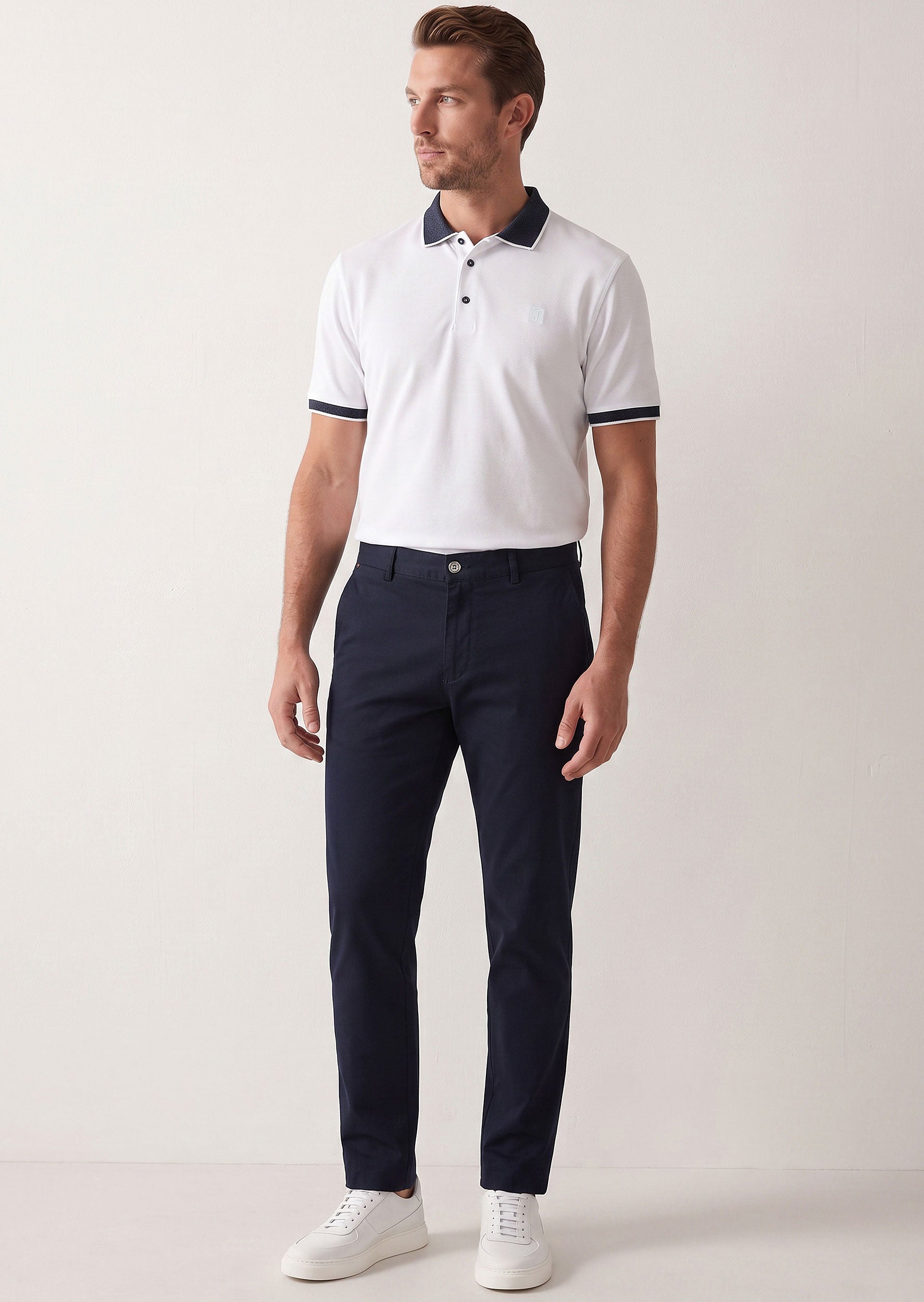 White Polo T-Shirt