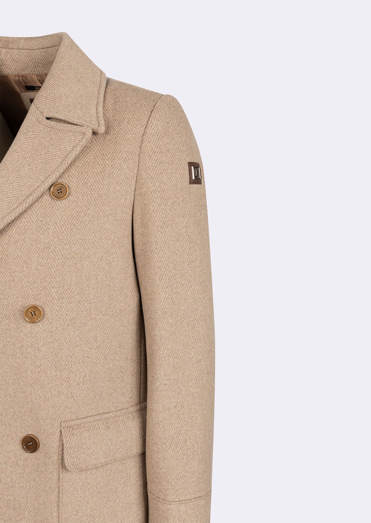 Taupe Wool Coat