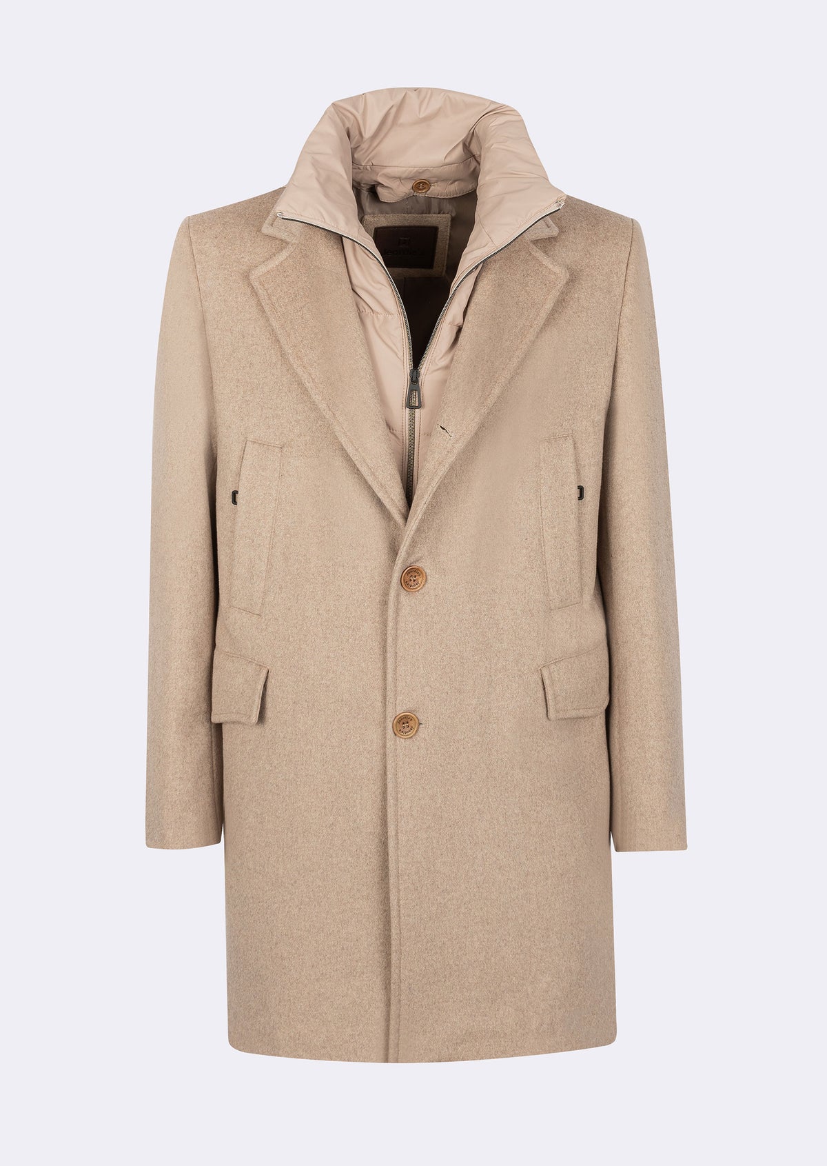 Beige Wool Coat
