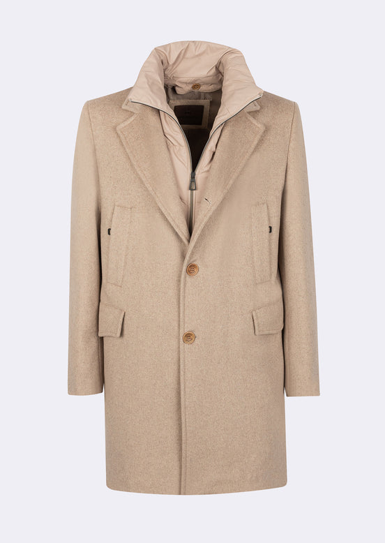 Beige Wool Coat