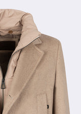 Beige Wool Coat