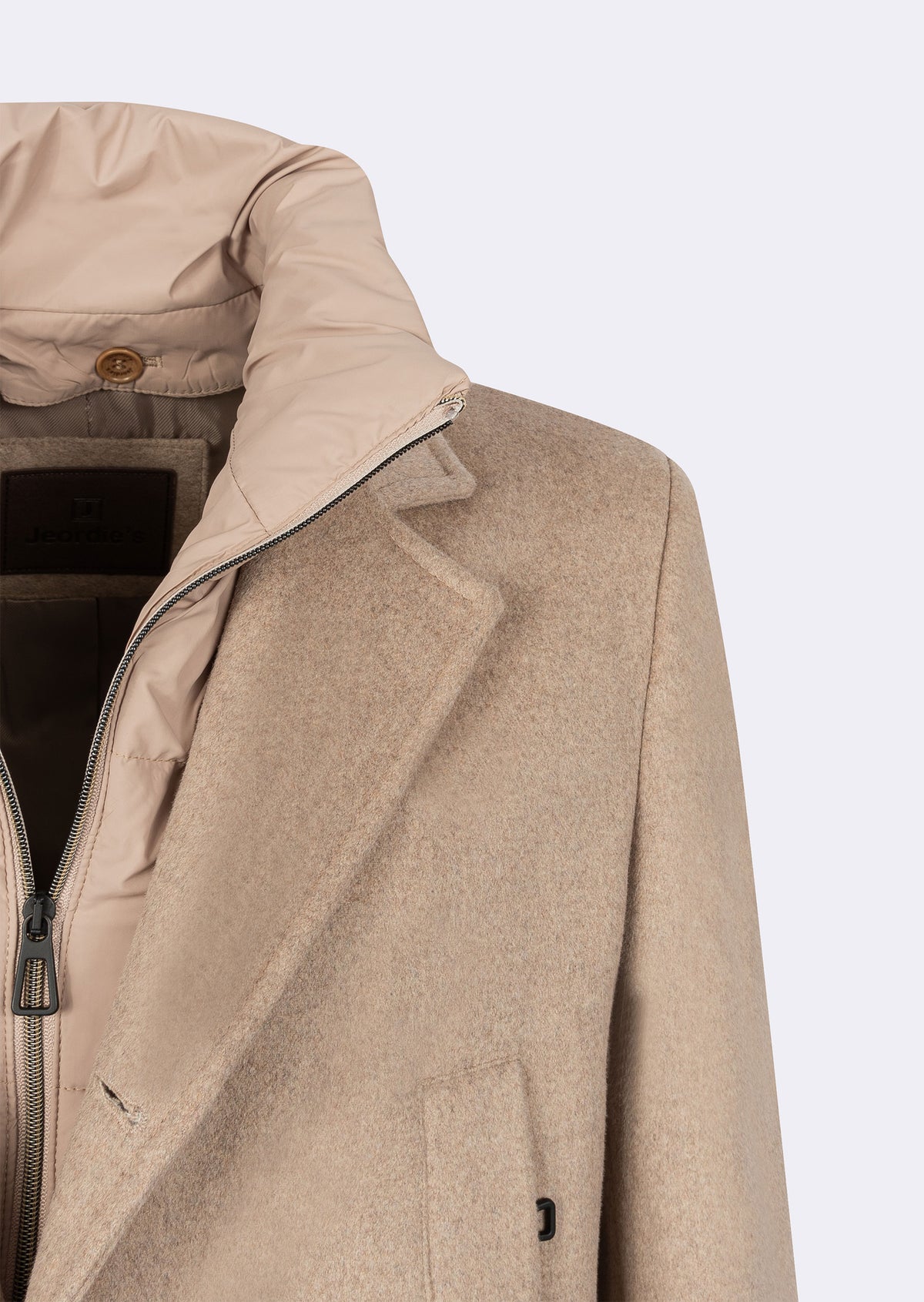 Beige Wool Coat