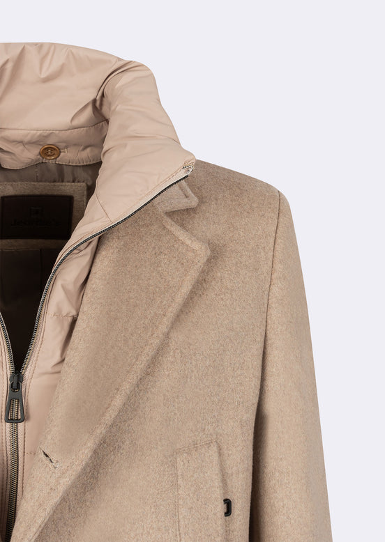 Beige Wool Coat