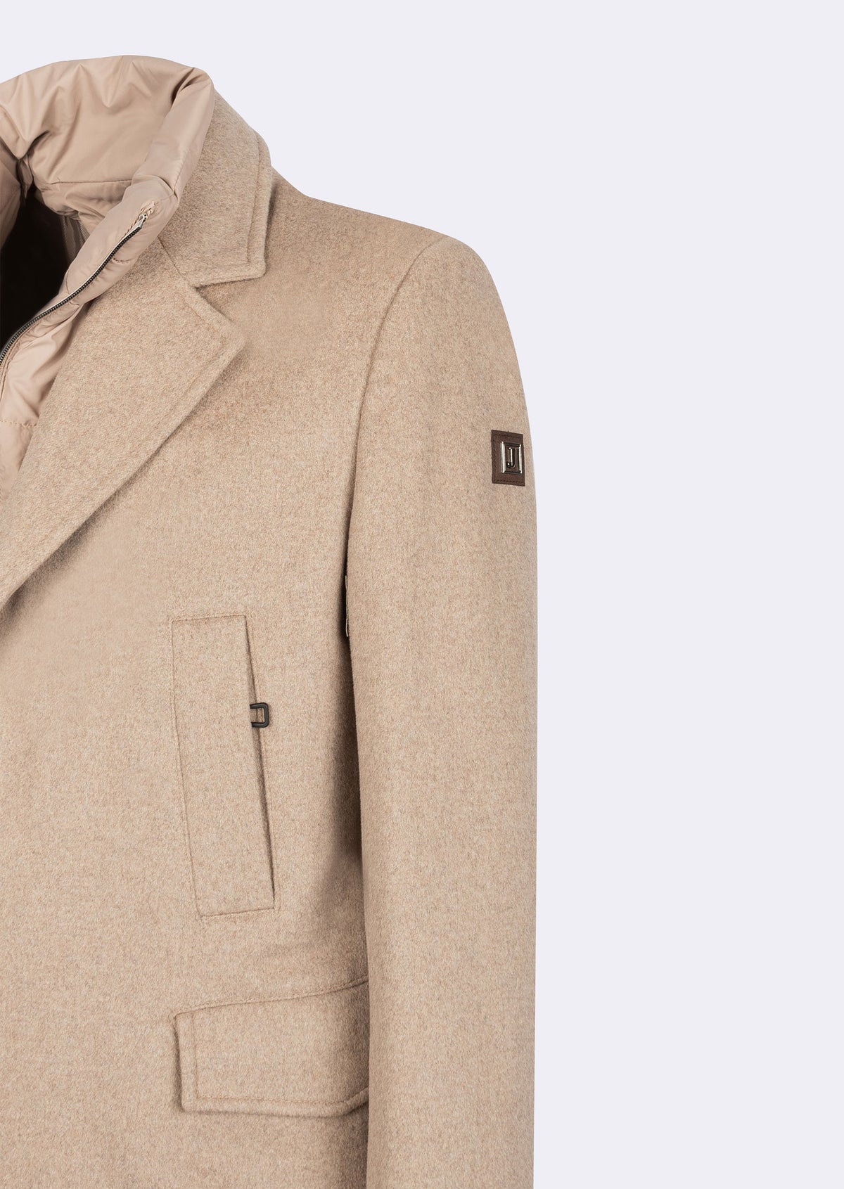 Beige Wool Coat