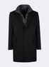 Navy Wool Coat