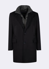 Navy Wool Coat