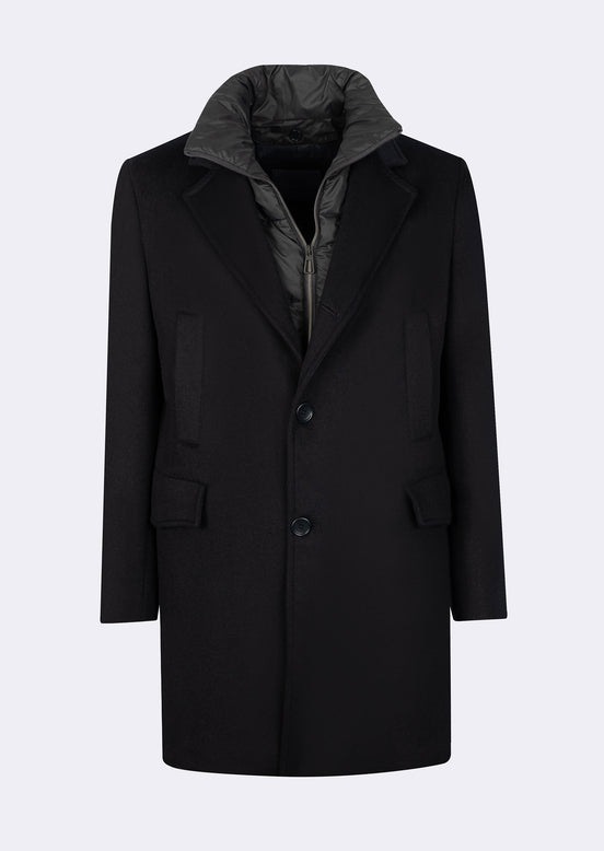 Navy Wool Coat