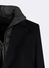 Navy Wool Coat