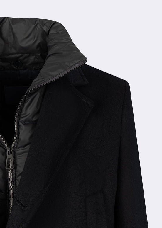 Navy Wool Coat