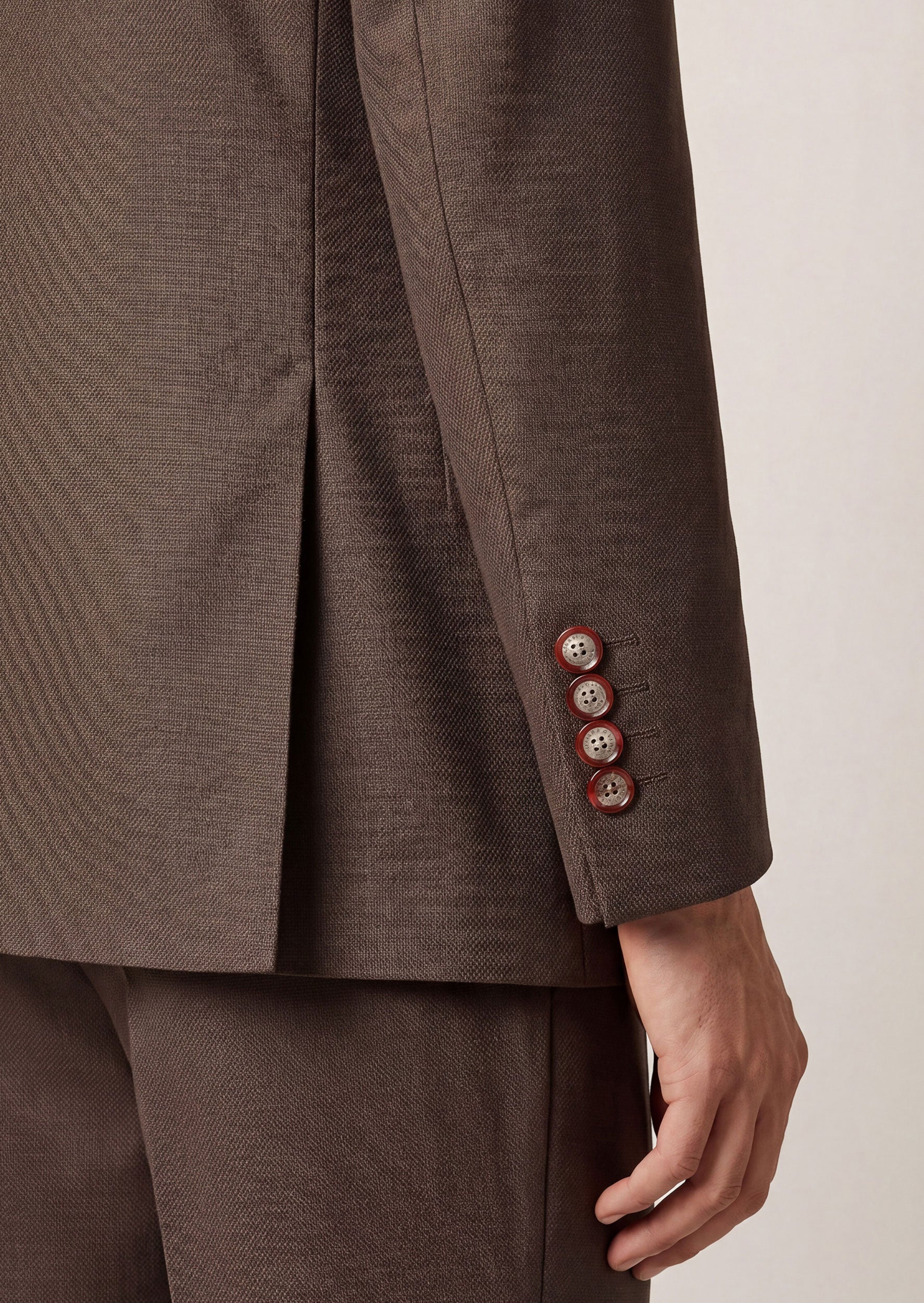 Brown Three-Piece Suit