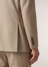 Beige Three-Piece Suit