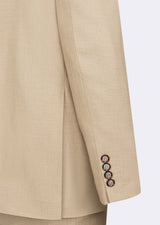 Beige Three-Piece Suit