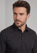Black Plain Shirt