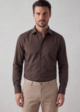Brown Plain Shirt
