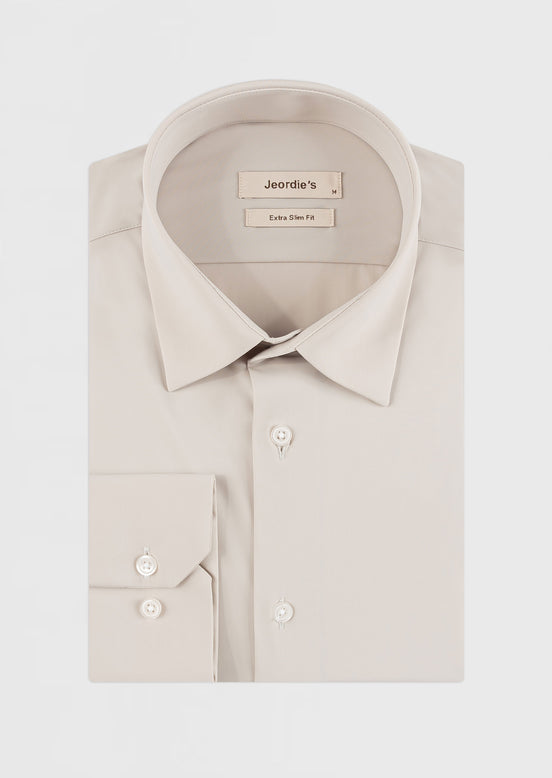 Beige Plain Shirt