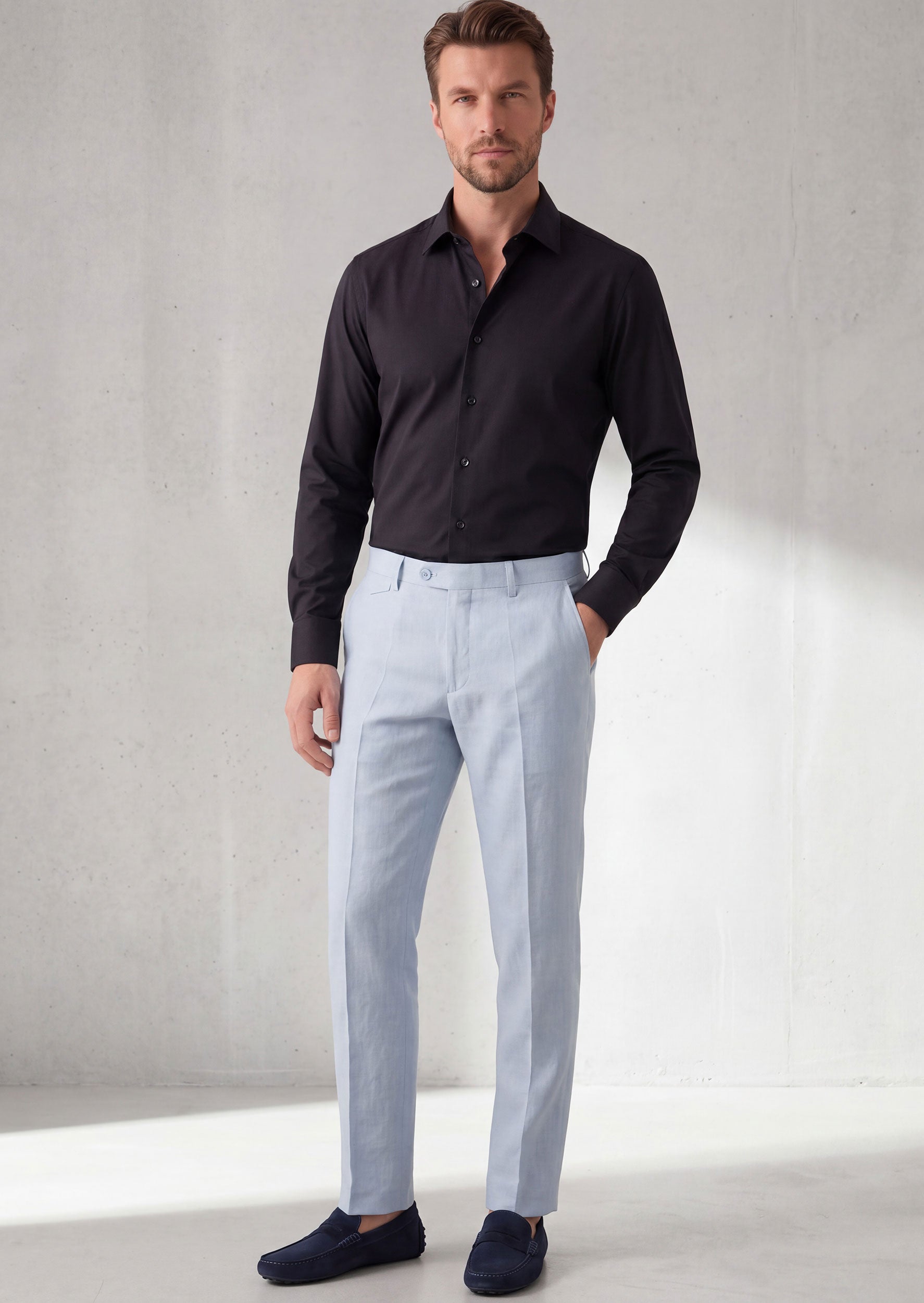 Navy Plain Shirt