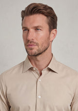 Camel Plain Shirt