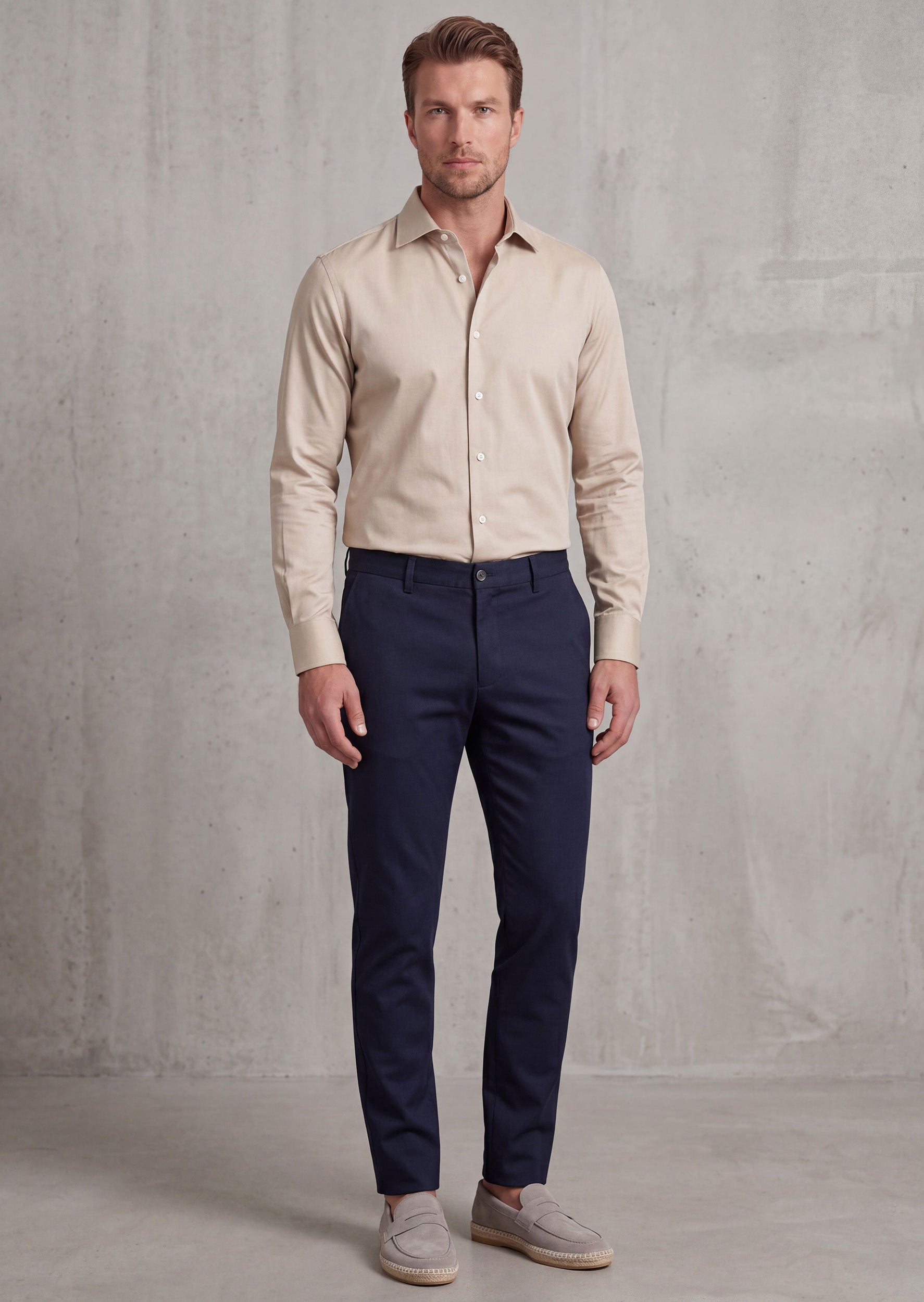 Camel Plain Shirt