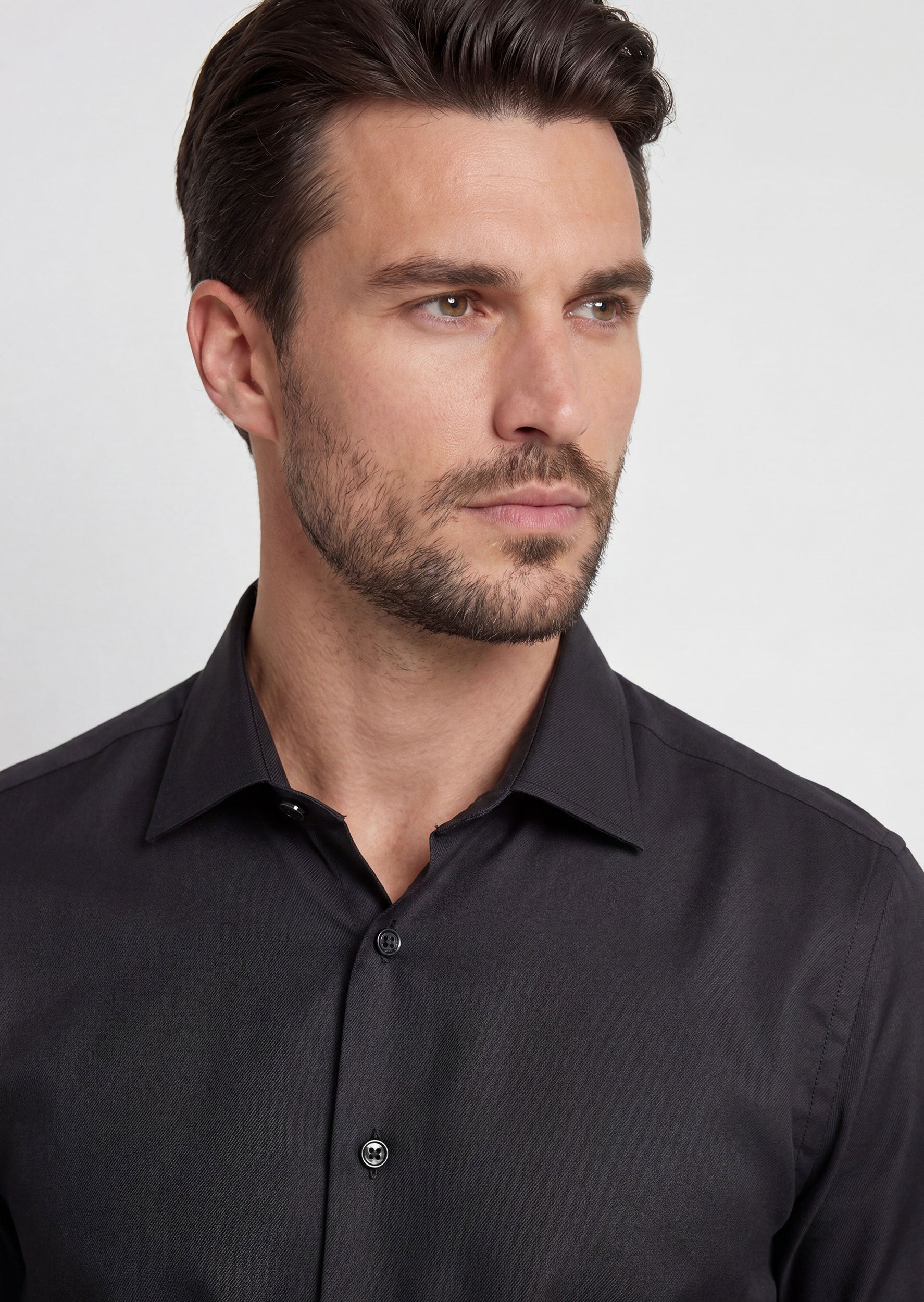 Black Plain Shirt