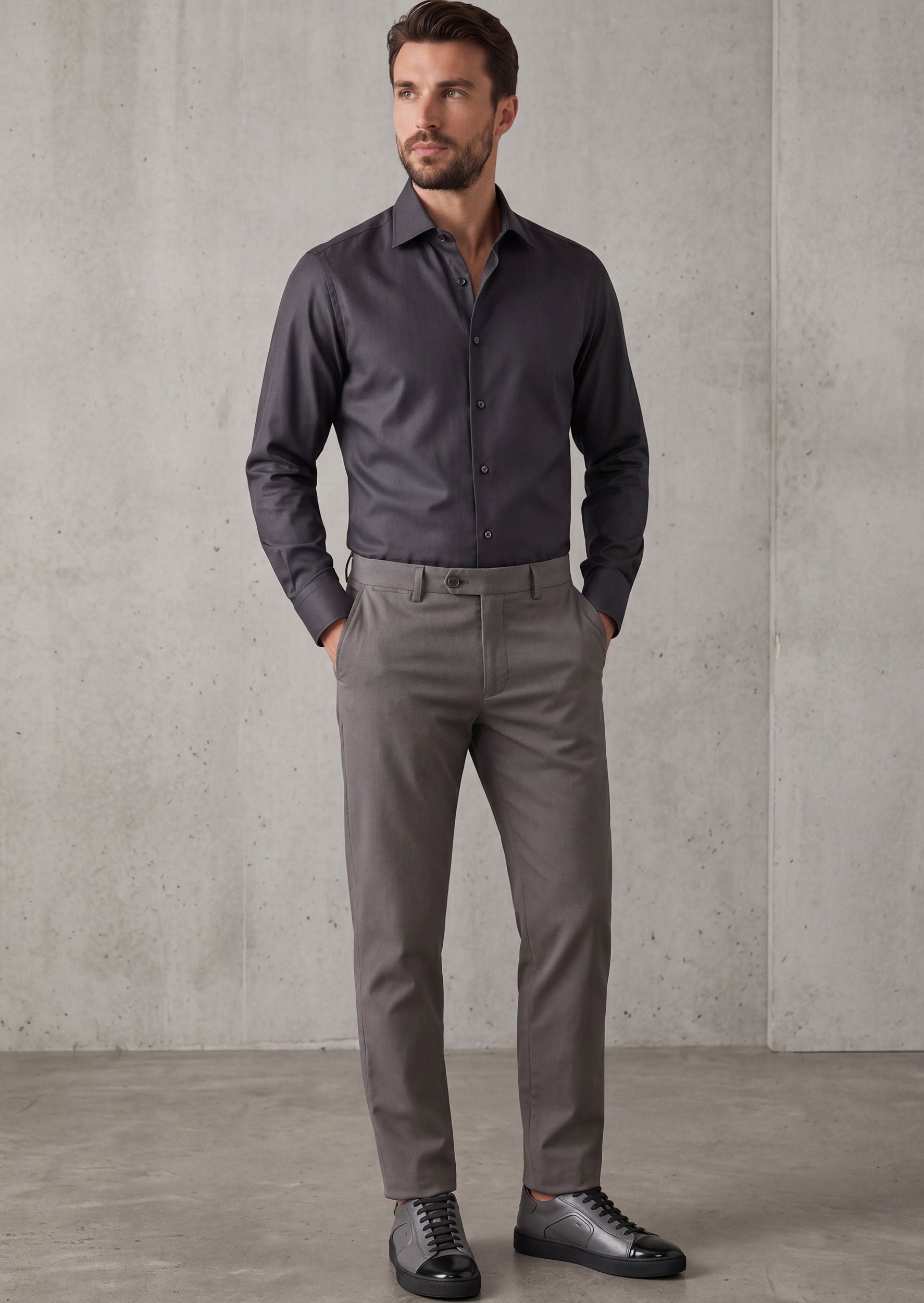 Black Plain Shirt