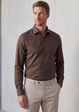 Brown Plain Shirt