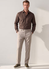 Brown Plain Shirt