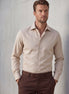Beige Plain Shirt
